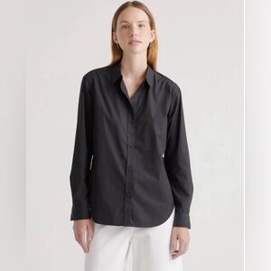 Quince 100% Organic Cotton Poplin Long Sleeve Shirt